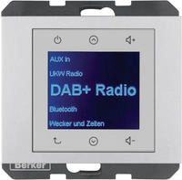 Radio Touch DAB+, berker K.x, alu