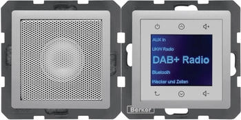Berker Radio Touch UP DAB+ Bluetooth Q.x mit Lautsprecher alu samt (30806084)