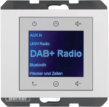 Berker Radio Touch UP DAB+ Bluetooth K.x polarwei&szlig; gl&auml;nzend (30847009)