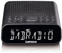 Lenco DAB+ Uhrenradio Bluetooth CR-606BK sw (CR-606BK)
