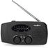 Nedis Notfallradio Tisch Ausführumg AM / FM Powerbank Funktion Akkubetrieben / Handkurbel / (FM AM) Radio Schwarz
