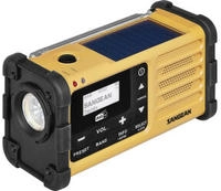 Sangean MMR-88 DAB+ Notfall-Outdoorradio mit Solarpanel Handkurbel...
