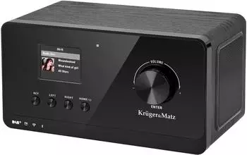 Krüger & Matz Krüger&Matz KM0816.1 Internetradio Schwarz + FM Radio