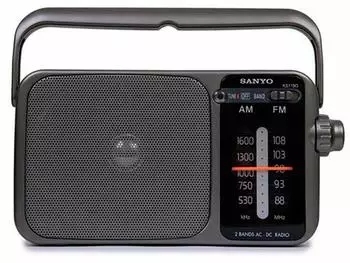 Sanyo Tragbares Radio Grau (FM AM) Radio Grau