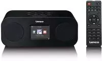 Lenco DIR-121BK- Radiowecker, Digitalradio, Internetradio, Tischradio - UKW, DAB+,