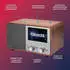 Albrecht DR 760 DAB+/UKW Radio mit ASA (DAB+ Bluetooth) Radio Silber Braun