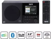 Imperial DABMAN-120BK Tischradio DAB+, FM DAB+, Bluetooth&reg; Schwarz...