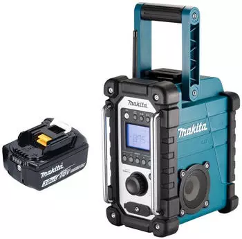 Makita DMR 116 F1 Akku Baustellenradio 14,4 - 18 V AM FM AUX + 1x Akku 3,0 Ah - ohne Ladegerät (AM FM) Radio