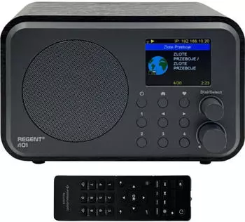 Ferguson Radio Radio internetowe Regent i101 czarne drewno (DAB+ FM WLAN) Radio Braun Schwarz