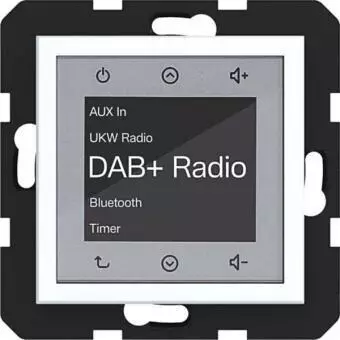 Hager Radio Touch UP DAB+ Bluetooth A.x/C.x lichtweiß matt