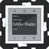 Hager Radio Touch UP DAB+ A.x/C.x lichtweiß glänzend