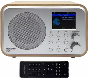 Ferguson Radio Radio internetowe Regent i101 jasne drewno (DAB+ FM WLAN) Radio Braun