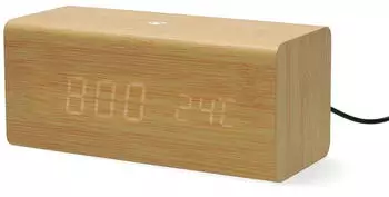 Nedis Wecker Digital-Wecker-Radio LED USB-C Female FM Snooze-Funktion Sleep Timer Anzahl Alarm
