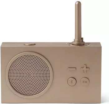 Lexon Tykho 3 Radio-Lautsprecher gold (DAB DAB+ FM Bluetooth) Radio Gold