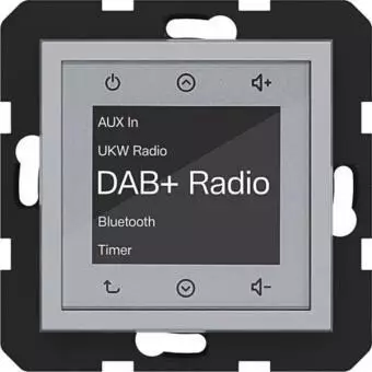 Hager Radio Touch UP DAB+ Bluetooth A.x/C.x titan matt