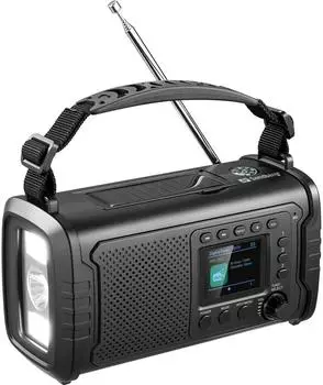 Sandberg Survivor DABradio ALLin1 20000 (DAB+ FM Bluetooth) Radio Schwarz