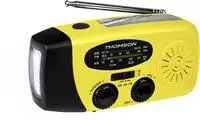 Thomson RT260Y gelb Notfallradio UKW,Kurbel/Solar/USB-C,2000mAh
