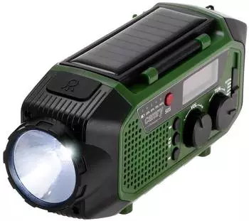 Camry CR 1919 Parnesajams radio-lukturis ar dinamo funkciju CR 1919 ( ) (AM FM Bluetooth) Radio Gr&uuml;n