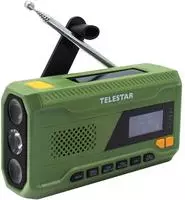 TELESTAR TOP NR 5 &ndash; Notfallradio mit 4000 mAh Akku &ndash; Gr&uuml;n