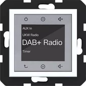 Hager Radio Touch UP DAB+ A.x/C.x lichtweiß matt