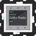 Hager Radio Touch UP DAB+ A.x/C.x lichtweiß matt