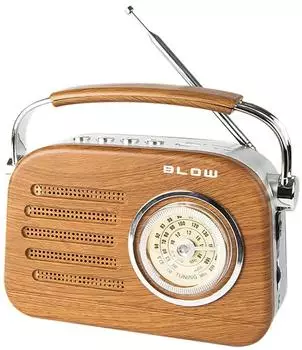 Blow 77-532 # Portable analog am (AM FM Bluetooth) Radio Braun