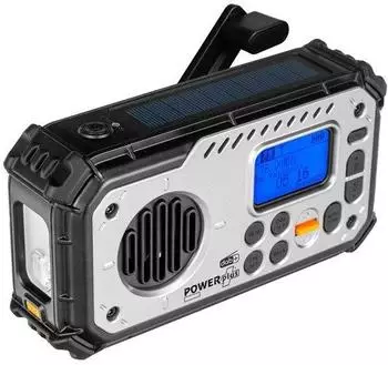 PowerPlus Bison DAB+/FM Solarradio mit Powerbank, Bluetooth & Taschenlampe