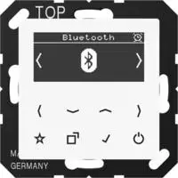 Jung Radio Smart, DAB A BT WW, DAB+, Bluetooth, Unterputz-Radio, alpinwei&szlig;