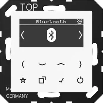 Jung Smart Radio DAB+ Bluetooth DAB A BT WW Wei&szlig;