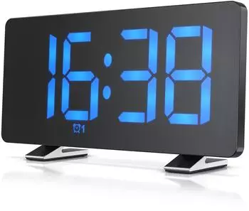 Bearware Radiowecker digital, FM, 15 Senderspeicher, Autodimmer