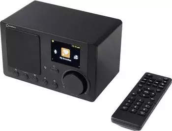 Renkforce RF-IR-MONO2 Internet-Tischradio Bluetooth, DLNA, schwarz (RF-7191140)