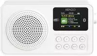 KENDO 24EX DAB+ Radio (wei&szlig;), Bluetooth 5.3, Akku 10h