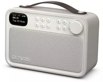 PURE Bloom tragbares DAB/FM-Radio mit Bluetooth, sand (255785)