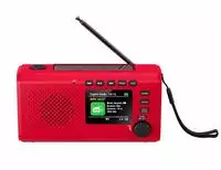 Reflexion TRA2757DAB+ SOS Notfallradio mit DAB+ und Bluetooth rot