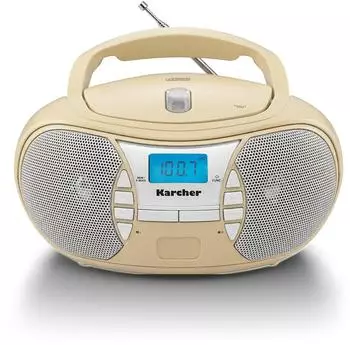 Karcher RR 5025-H tragbares CD-Radio Boombox, UKW, AUX-In (RR 5025-H)