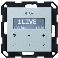 Gira 228426 Unterputz Radio RDS ohne Lautsprecher System 55, alu