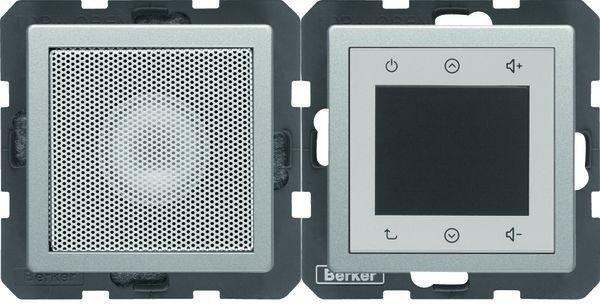 Berker Berker Radio Touch Q.1/Q.3 Aluminium samt mit Lautsprecher (28806084)