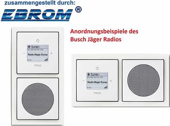 EBROMs BJ Sets UP-Radio iNet (8216 U) + Lautsprecher weiß