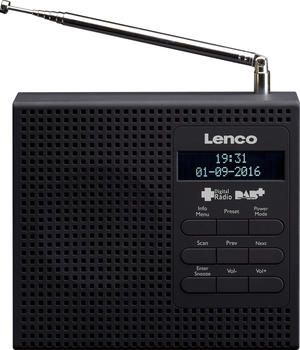 Lenco PDR-020 schwarz