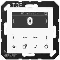 Jung Radio Smart, DAB A BT WW, DAB+, Bluetooth, Unterputz-Radio, alpinwei&szlig;