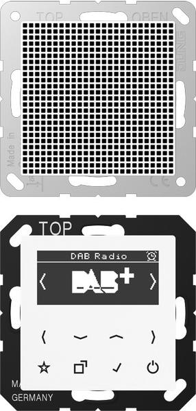 Jung Smart Radio DAB+, Set Mono DAB A1 WW