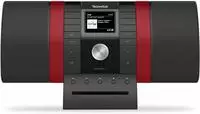 Technisat 0002/3983, Technisat MULTYRADIO 4.0, Schwarz/Rot Kompaktanlage
