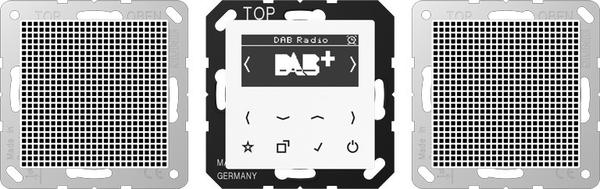 Albrecht Jung GmbH & Co. KG (Schalter & Thermostate) Jung Smart Radio DAB+, Set Stereo DAB A2 WW