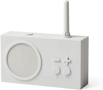 Lexon TYKHO 3 FM Radio + Bluetooth Lautsprecher Off White