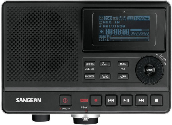 Sangean DAR-101 Audio-Recorder Schwarz