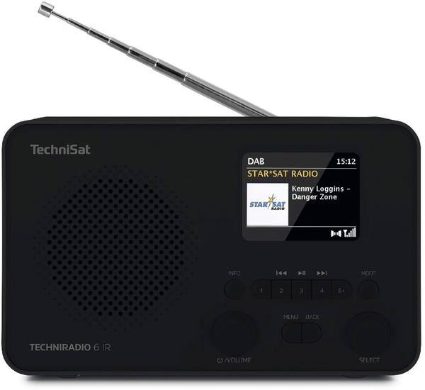 TechniSat TechniRadio 6 IR Tragbar Analog & Digital schwarz
