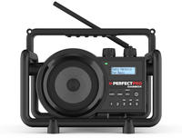 PerfectPro Baustellenradio DABBOX, DAB+, FM, AUX, Bluetooth