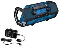 Bosch Baustellenradio GPB 18V-2 C, Akku 18V, FM, AUX, mit USB Ladefunktion,...