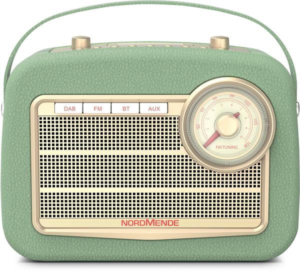 Nordmende TRANSITA 130 DAB+ Radio, DAB+, DAB, AM, FM, Bluetooth, Grün