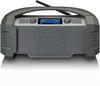 Lenco ODR-150GY DAB+/FM Robustes Radio, Bluetooth, Wasserfest IP54